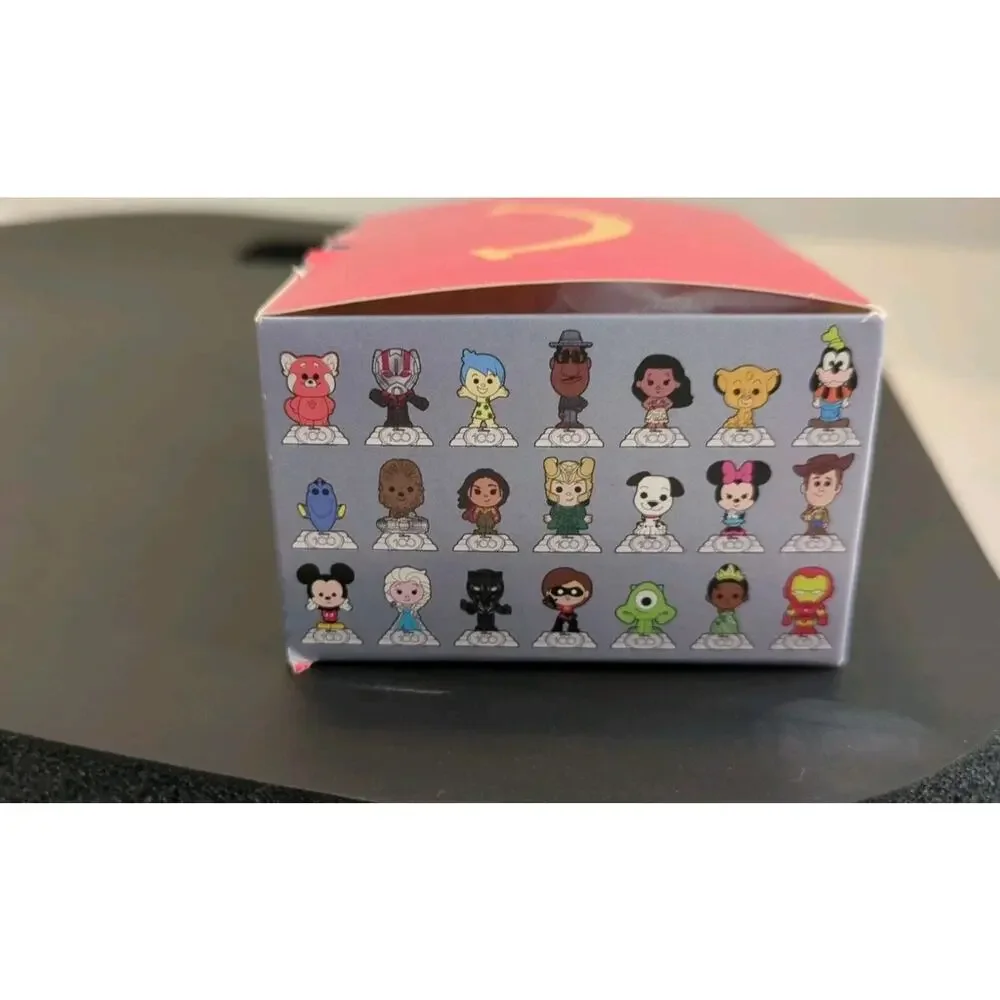 SET OF 3: Disney 100 / MARVEL / STAR WARS Happy Meal Toy Boxes - 2023 Collection